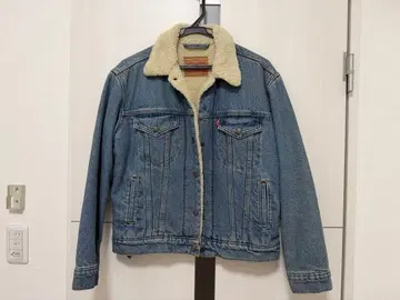 Levi's 보아 옷깃 데님 자켓 S