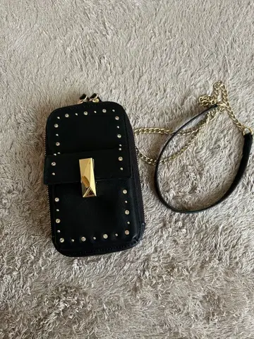 CELFORD 비쥬 스터드 멀티 숄더 블랙