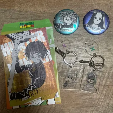 HUNTERXHUNTER 클리어 베이스 키링 캔뱃지 엽서