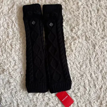 새상품 마리끌레르 레그 워머 블랙 니트&플리스 배송비 포함