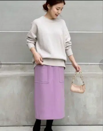 spick and span 타이트 스커트 라벤더