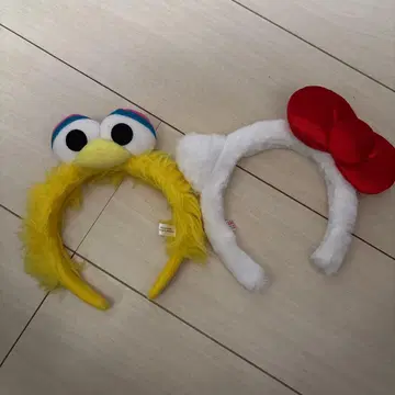 빅버드 헬로키티 머리띠 세트