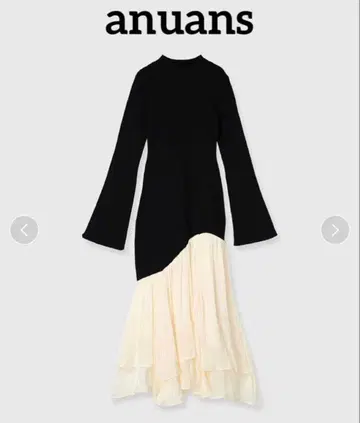 아뉴앙스 도킹 니트 원피스 M 사이즈