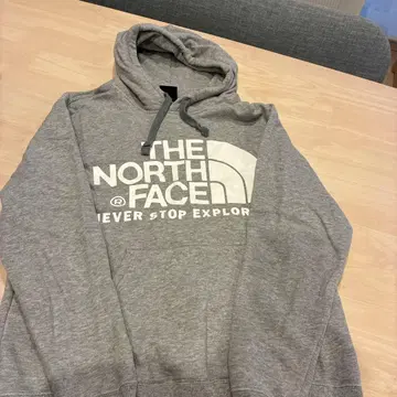 THE NORTH FACE 그레이 후드티 S