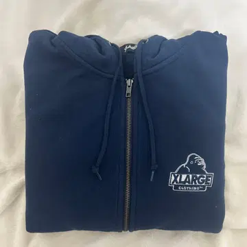 XLARGE 네이비 집업 후드티