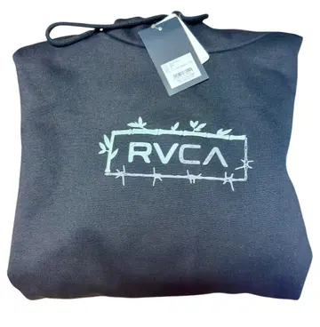 RVCA 후드 부착 후드티 다크 그레이