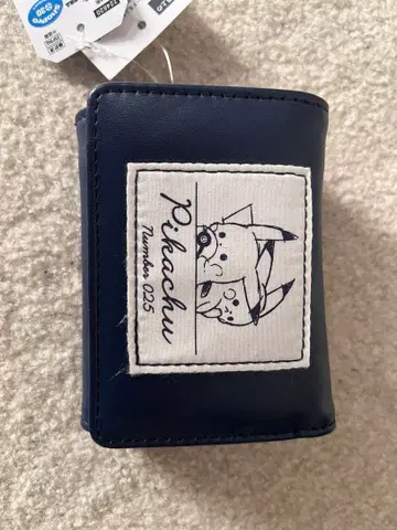 피카츄 접이식 지갑 네이비025