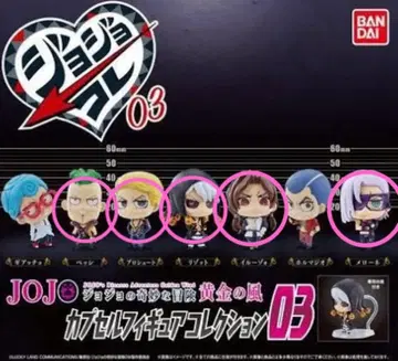 죠죠의 기묘한 모험 제5부 황금의 금 캡슐 피규어 컬렉션 죠죠콜레 03