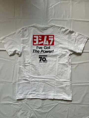 요시무라 70th anniversary 티셔츠 화이트/M