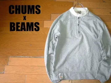 CHUMSxBEAMS 별주 허리케인 탑 구 로고 M 그레이 트레이닝복