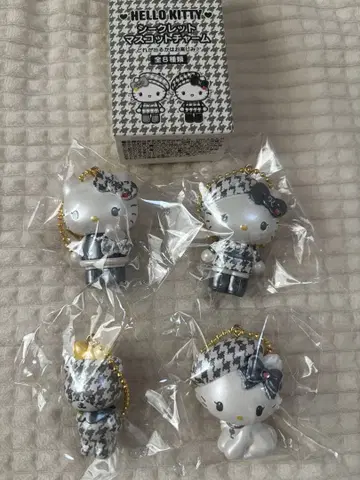헬로키티 시크릿 마스코트 참 흑백 걸리시 쌍둥이 코디