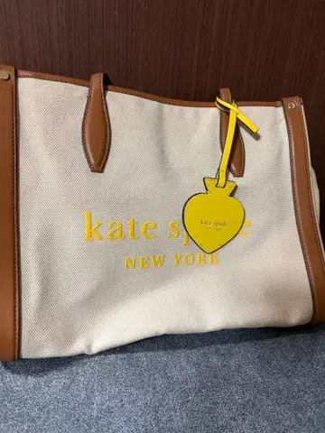 케이트 스페이드 토트백 베이지/브라운