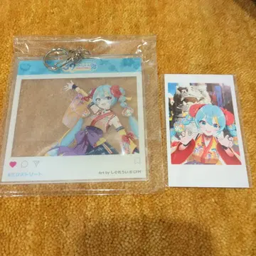 하츠네 미쿠 아크릴 키링 39CHURA MIKU STREET 오키나와