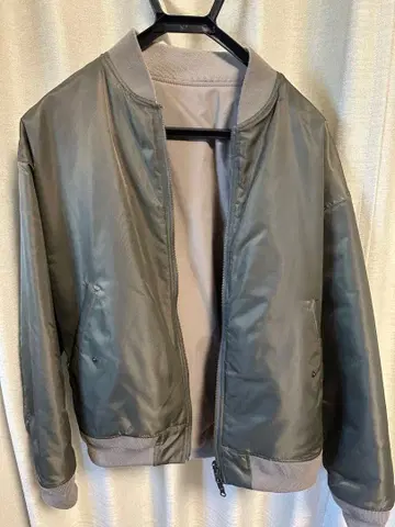 UNITED ARROWS 리버서블 자켓 올리브/ 그레이지