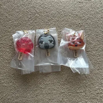 [ 미개봉 새상품 ] 주토피아 아이스캔디 참 3종 세트