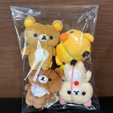 리락쿠마 밴딩 끈 포함 마스코트 택 포함 새상품 총 4종 2