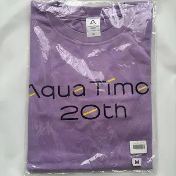 [ 미개봉 새상품 ] Aqua Timez 20th T셔츠 퍼플 M사이즈