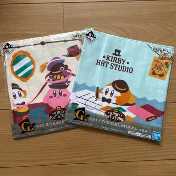 제일복권 별의 커비 햇 스튜디오 타월 손수건 디자인 타월 롱