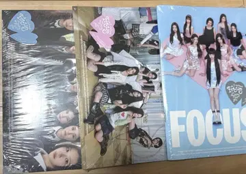 hearts2hearts Focus 앨범 미개봉 새상품 3점 세트
