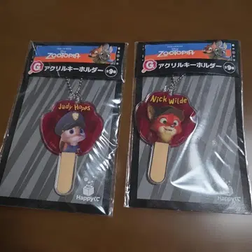 주토피아 해피 복권 G상 아크릴 키링 주디 닉