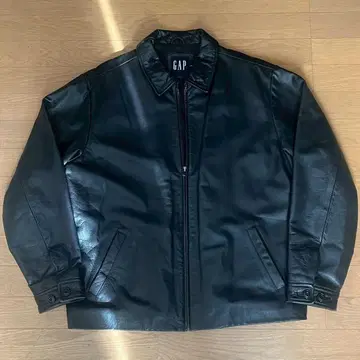 GAP 블랙 가죽 자켓 L/XL