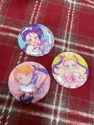 프리큐어 캔뱃지 3개 세트