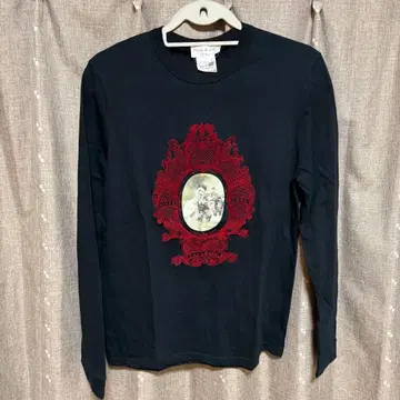 y123008 폴앤조 T셔츠 롱티 블랙 프랑스제 S