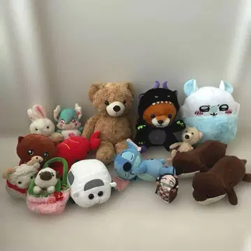 봉제 인형 세트 15개