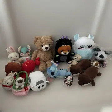 봉제 인형 세트 17체