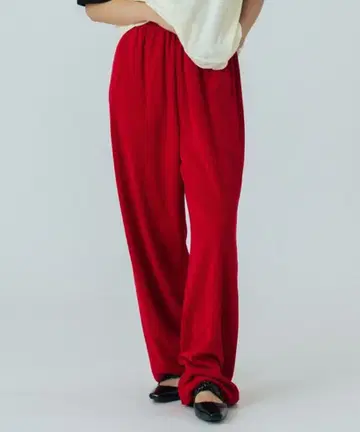 ROSE BUD 코듀로이 팬츠 레드 ONE SIZE