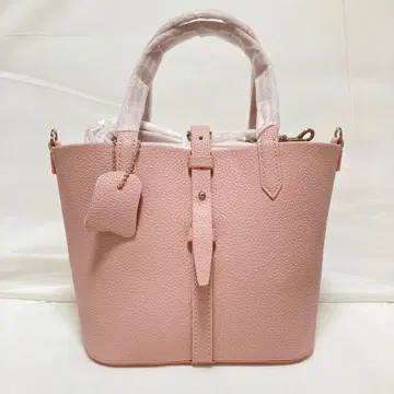 베릴 베릴 리사이클 가죽 버킷백 코튼 캔디 핑크