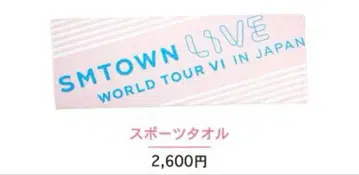 SMTOWN LIVE TOUR VI IN JAPAN 타월