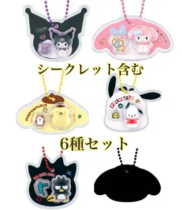 산리오 캐릭터즈 패키지 참 6개 세트