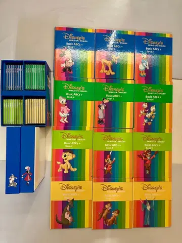 DWE 디즈니 영어 시스템 Book 1-12 12권 CD 35장 세트