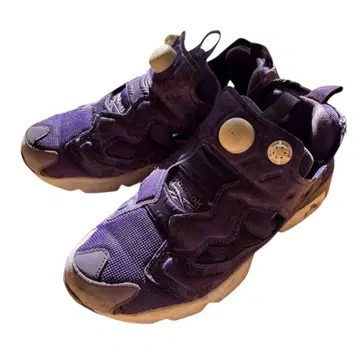 리복 스니커즈 펌프 퓨리 보라색 페이즐리 25.5cm