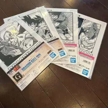 드래곤볼 클리어 파일 4장 세트