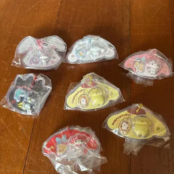 패키지 참 산리오 키링 7개 세트