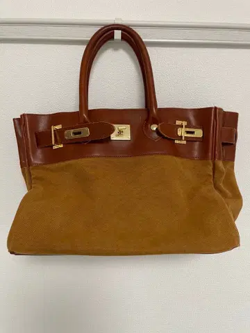 시타 파란티카 캠버스 x 레더 토트백 M