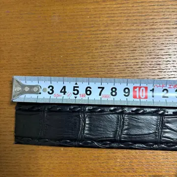 벨트 85cm 크로커다일 버클 없음