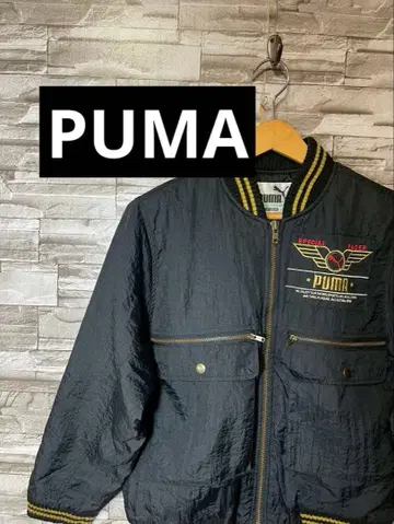 빈티지 PUMA 푸마 블루종 나일론 자켓 히트유니온