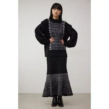 AZUL 니트 스커트 셋업