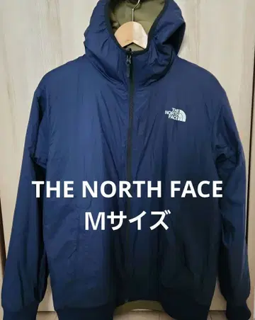 THE NORTH FACE 네이비&카키 리버서블 자켓 M