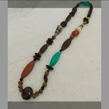 컬러풀 비즈 롱 목걸이 7