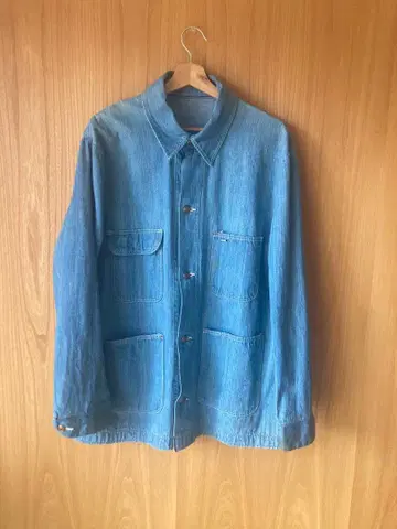 60-70s 랭글러 인디고 데님 커버올 사이즈 44