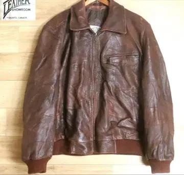 THE LEATHER 가죽 자켓 천연 가죽 가죽 점퍼 브라운 라이더 자켓