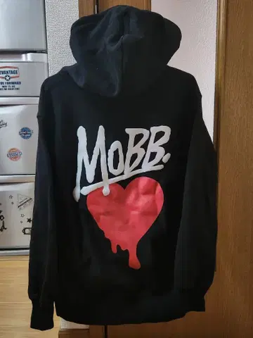 MOBB 로고 후드티