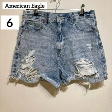 American Eagle [ 6 ] 데님 숏팬츠 하의 데미지