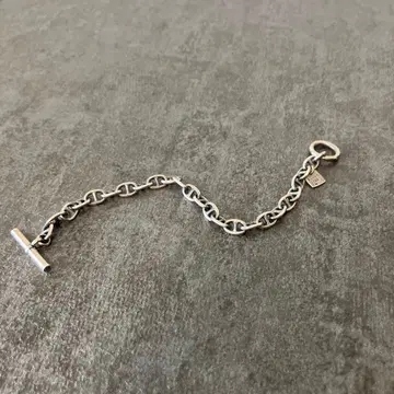 실버 체인 팔찌 토글 클래스프