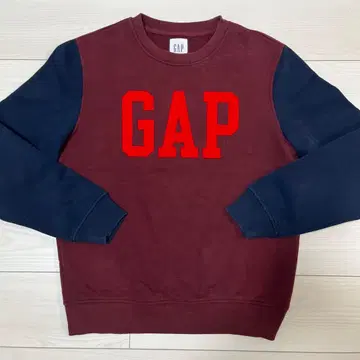 GAP 버건디/네이비 맨투맨 S 갭 트레이닝복