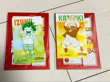 나의 히어로 아카데미아 아트 스티커 특전 오리지널 브로마이드 2종 세트